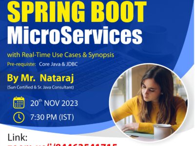 Spring Boot & Micro Services Online Training in NareshIT