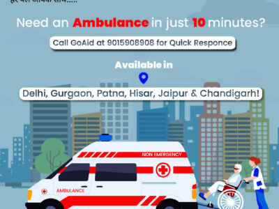 GoAid's innovative Dead Body Freezer Ambulance Service in Delhi.