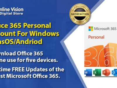 Buy Office 365 Personal Account from Online Vision Digital Store