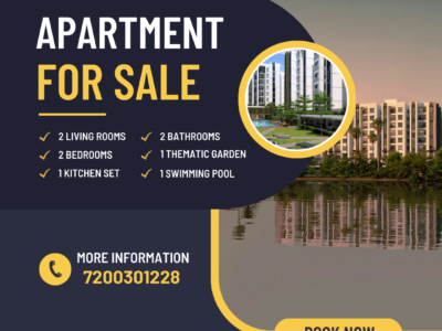 SilverSky's Serenity: 2 BHK Lakeside Apartments in Madhavaram