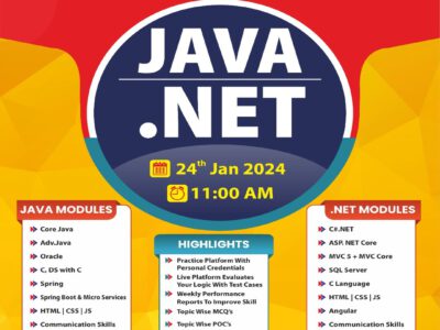 Placement Assistance Program On Java & Dot Net in NareshIT