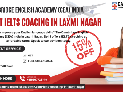 Get an exciting offer on the Best IELTS Coaching In Laxmi Nagar