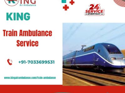 Get Train Ambulance Service in Patna by King with Full Medical support