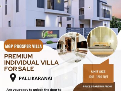Independent House for Sale in Pallikaranai - MGP Prosper Villa